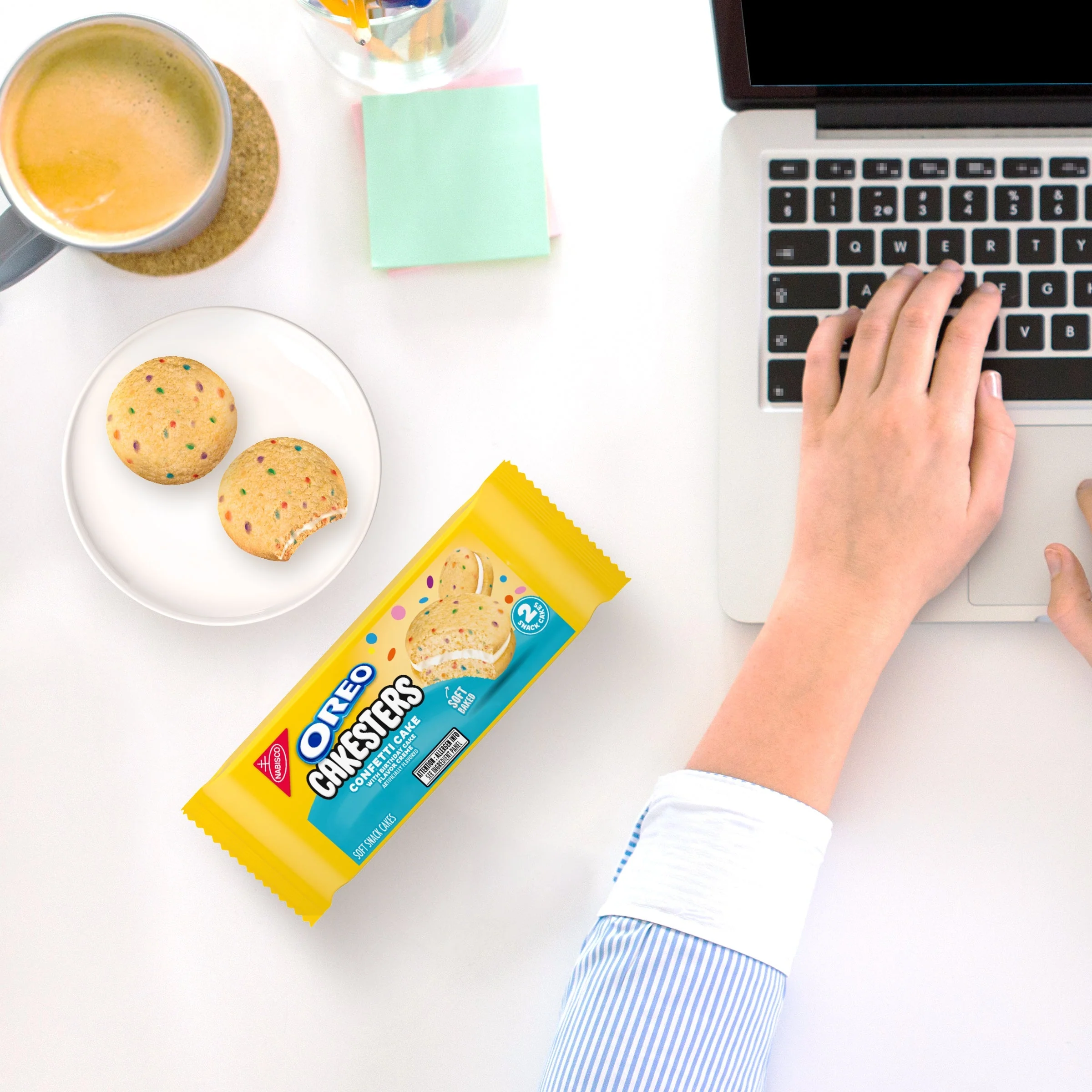 Cakesters Confetti Cake Soft Snack Cakes, Snack Packs, 2 Pack - Image 5