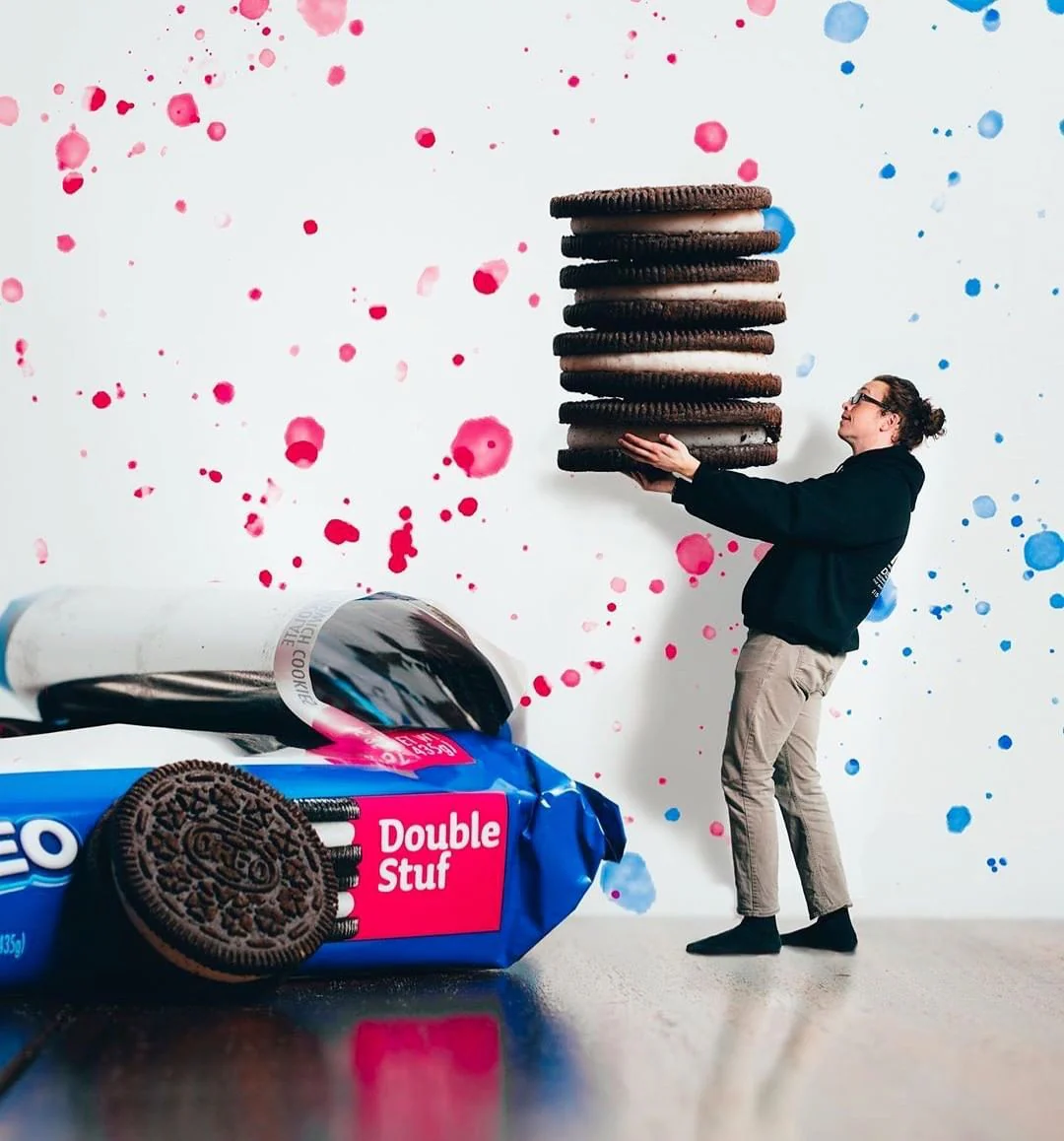 Double Stuf Chocolate Sandwich Cookies, Family Size, 2 Pack - Image 5