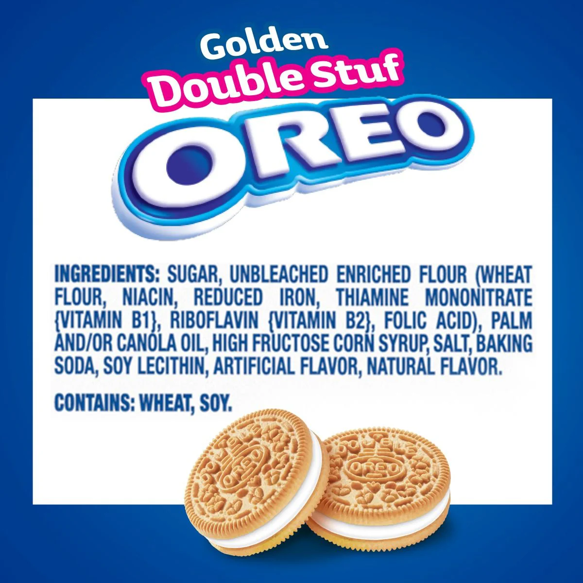 Golden Double Stuf Sandwich Cookies, Family Size, 2 Pack - Image 5