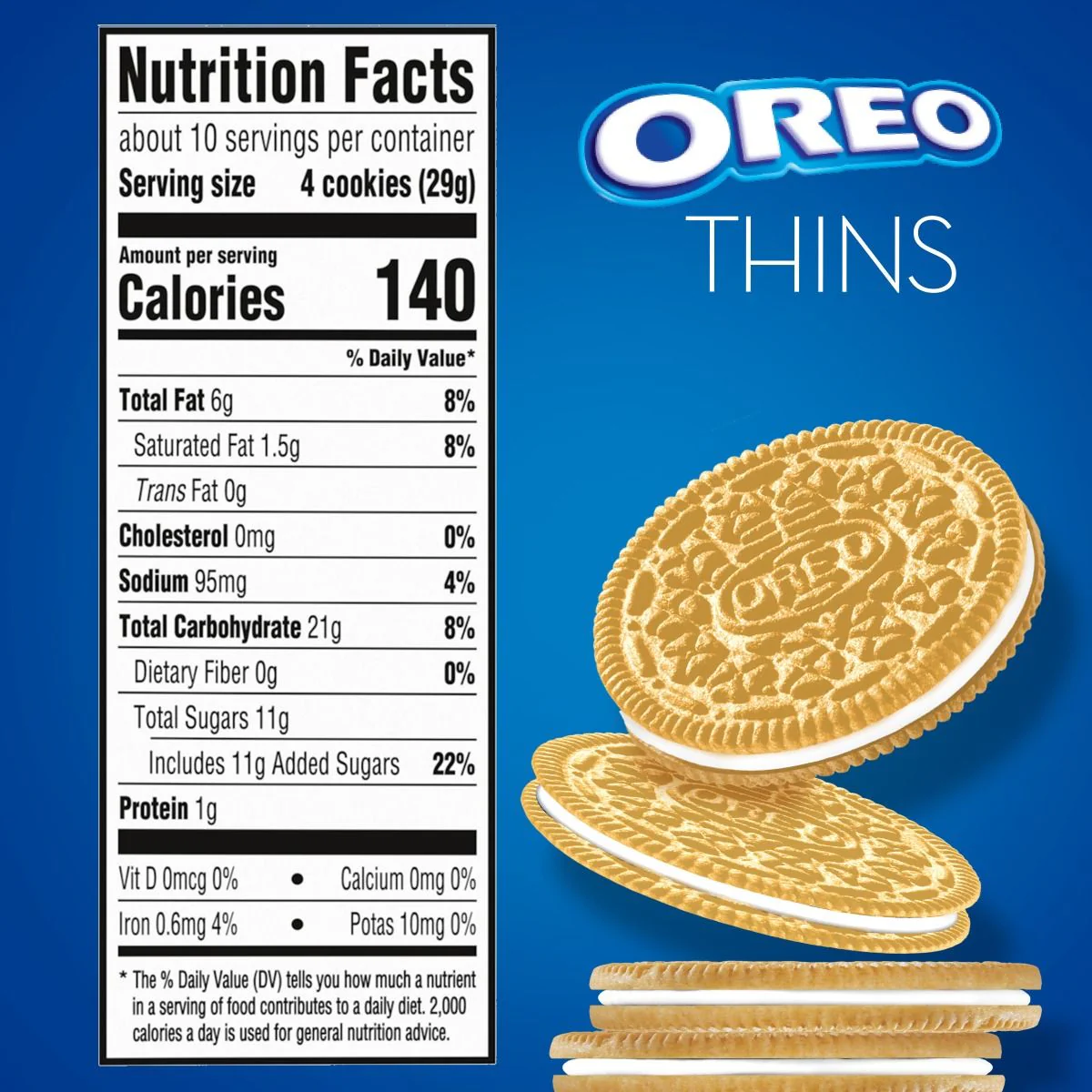 Thins Golden Sandwich Cookies, Family Size, 2 Pack - Image 4